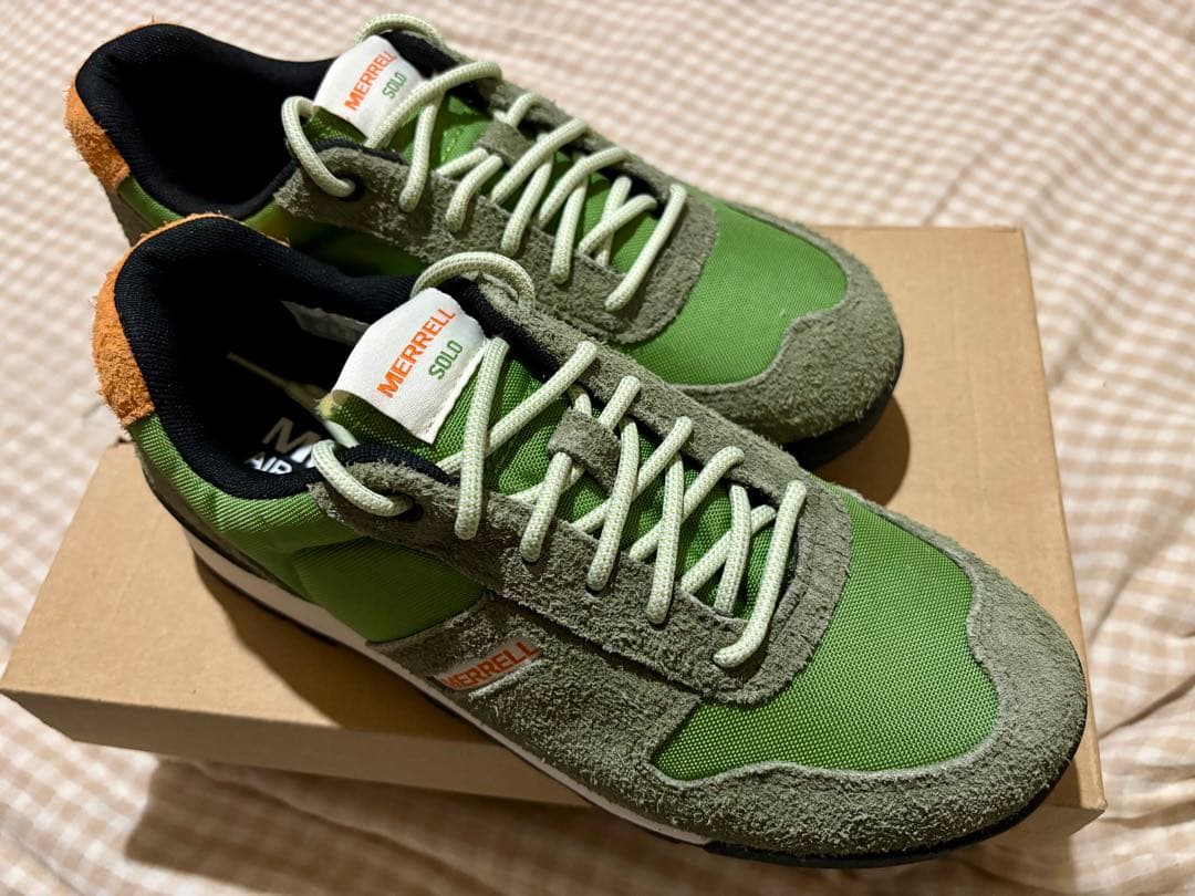 新品★MERRELL SOLO LUXE2 USA8(26cm)カーキグリーン 新品★MERRELL SOLO LUXE2 USA8(26cm)カーキグリーン