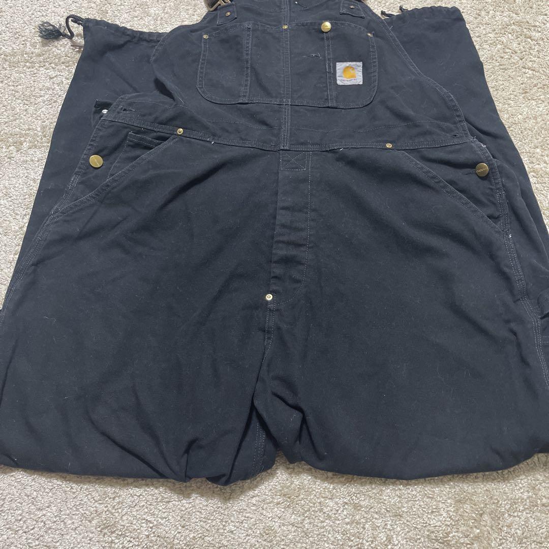 Carhartt オーバーオール ダブルニーUSA ダック カーハート90s
