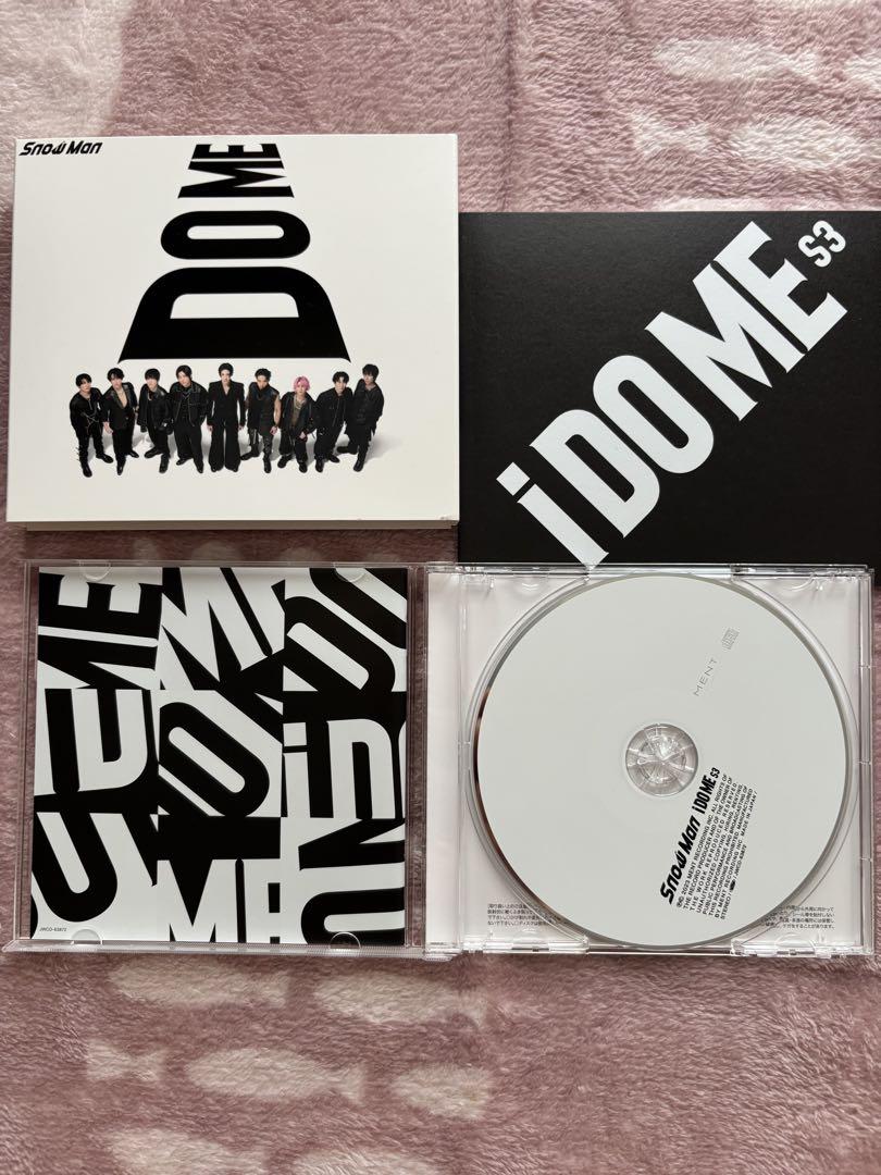 送料込：SnowMan iDO ME 楽天ブックス: i DO ME (初回盤B CD＋Blu-ray) (特典なし