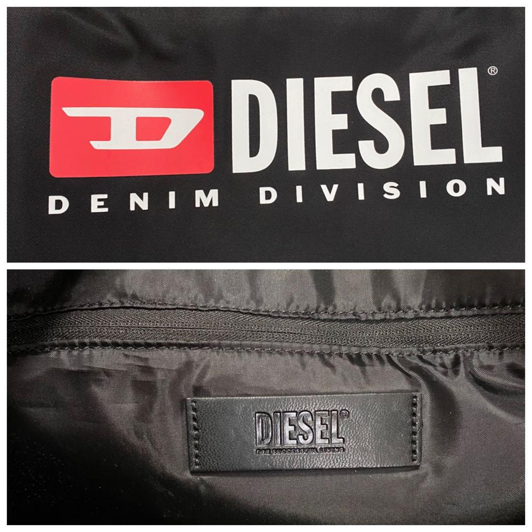DIESEL ディーゼル ボストンバッグ ブラック ロゴ ボストン ショルダー