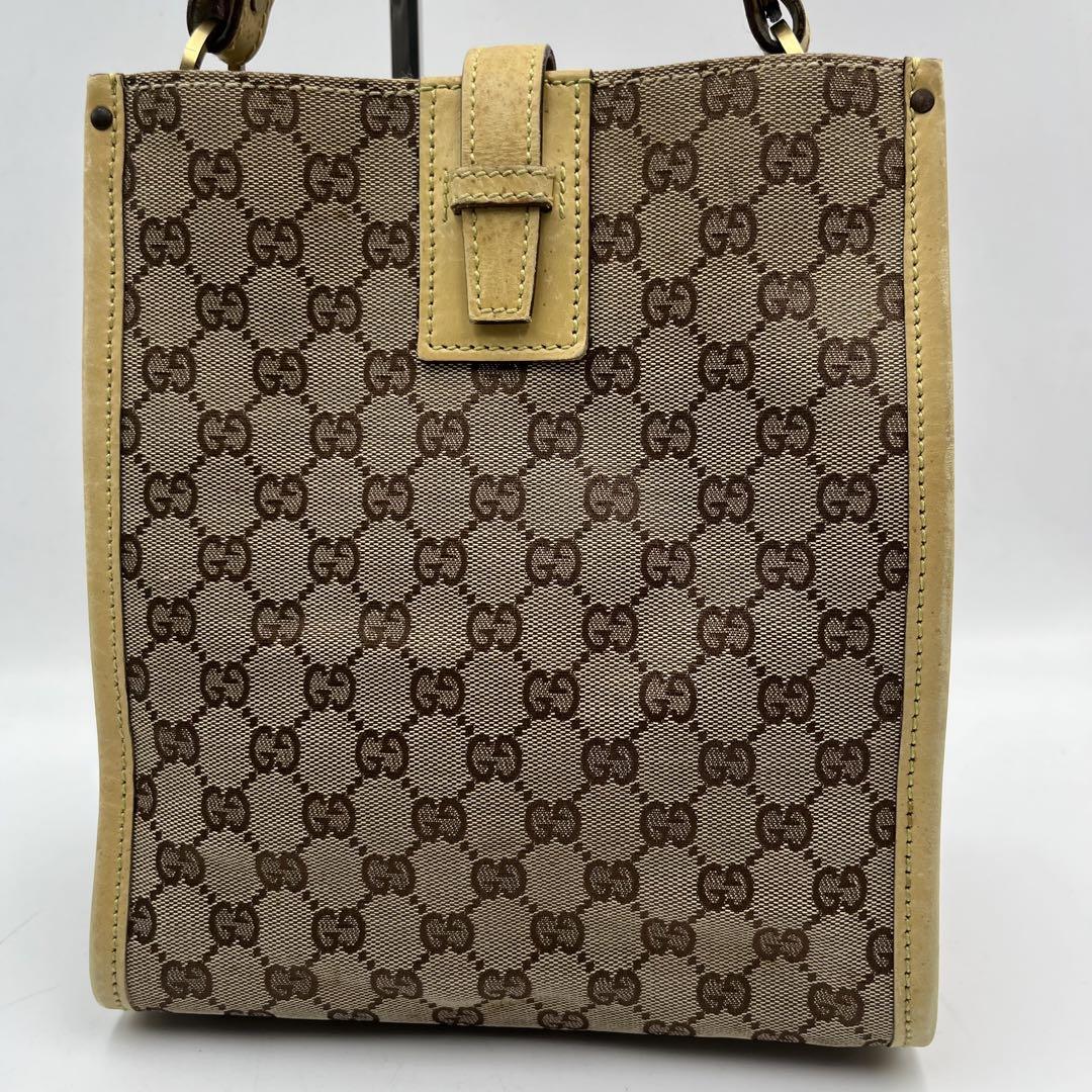 ✨美品✨ GUCCI ショルダーバッグ 肩がけ GG柄 キャンバス 自立型 ✨美品✨ GUCCI ショルダーバッグ 肩がけ GG柄 キャンバス 自立型