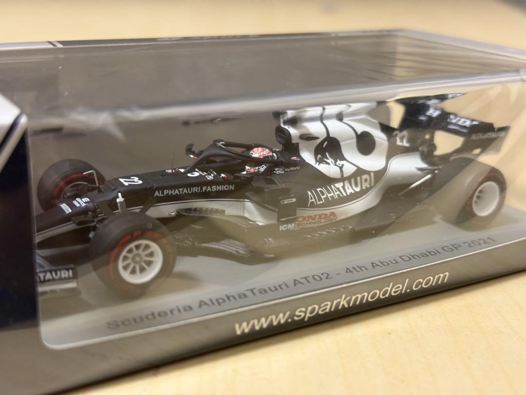 スパーク1/43 アルファタウリ AT02 角田裕毅 アブダビGP 2021