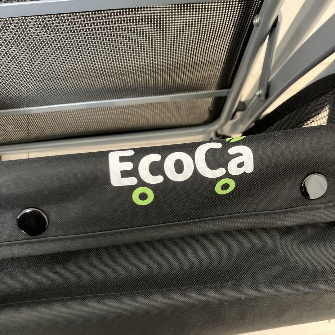 【極美品】エコカ Ecoca ショッピングカート 買い物カート 軽量 簡単 楽々