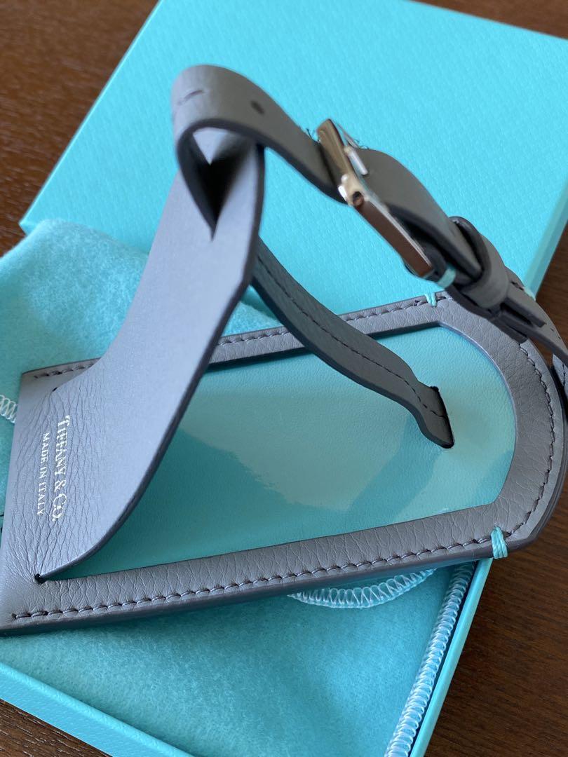 新品未使用Tiffany & Co. ネームタグ　ライトグレー