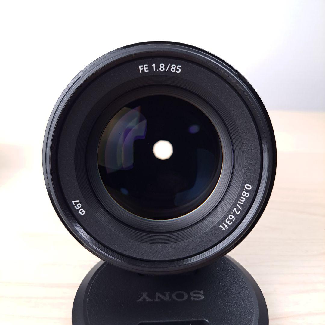 SONY FE 85mm F1.8 フード付き α Eマウントレンズ フルサイズ
