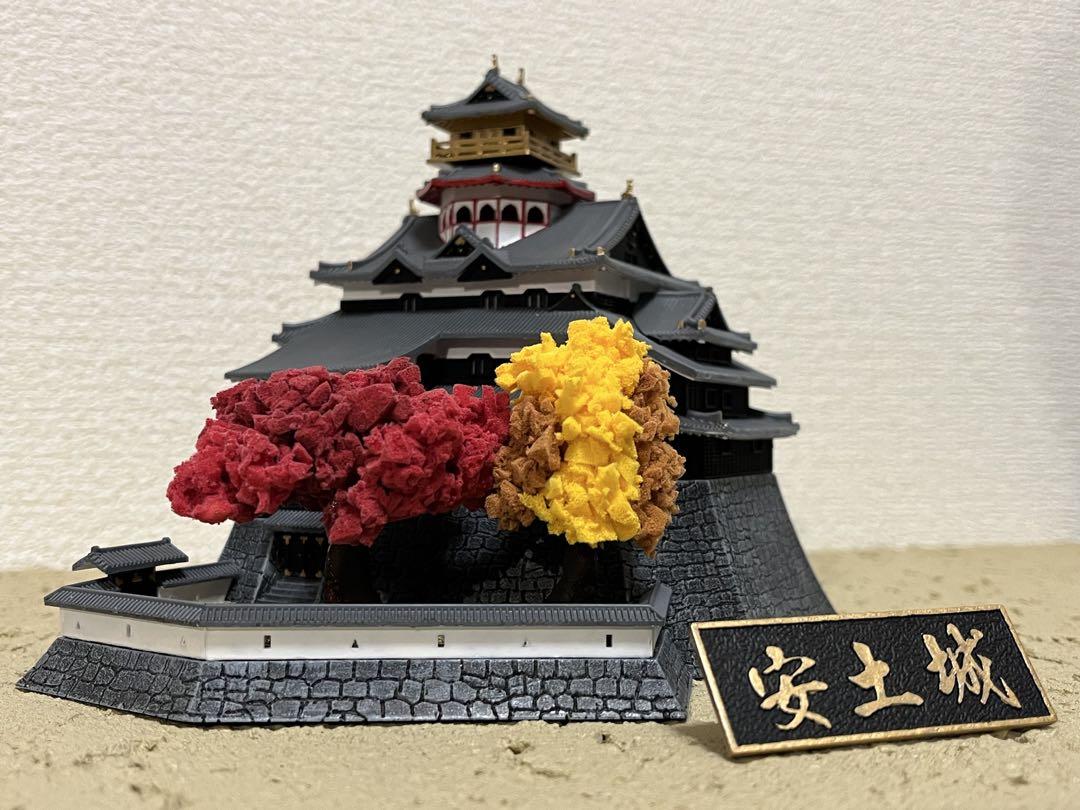安土城 模型 プラモデル　組立済　完成品（桜、春仕様） ブランド 品 通販ハンドメイド・手芸 - 安土城 模型 プラモデル