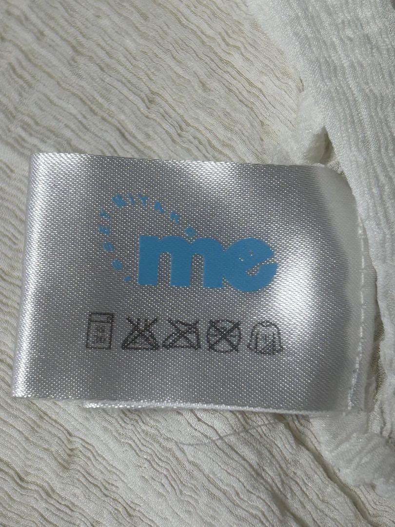 ISSEI MIYAKE⭐️me ホワイト ノースリーブ チュニック