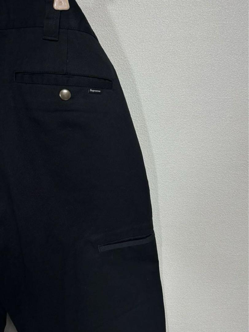 Supreme 23ss ワークパンツ　30 ブラック black