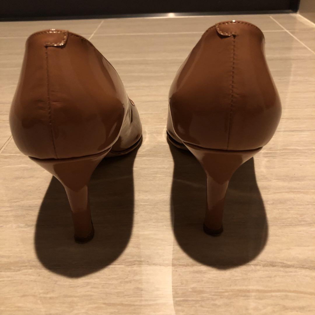 【美品】定番人気　PELLICO アネッリ　オープントゥ　パンプス　37