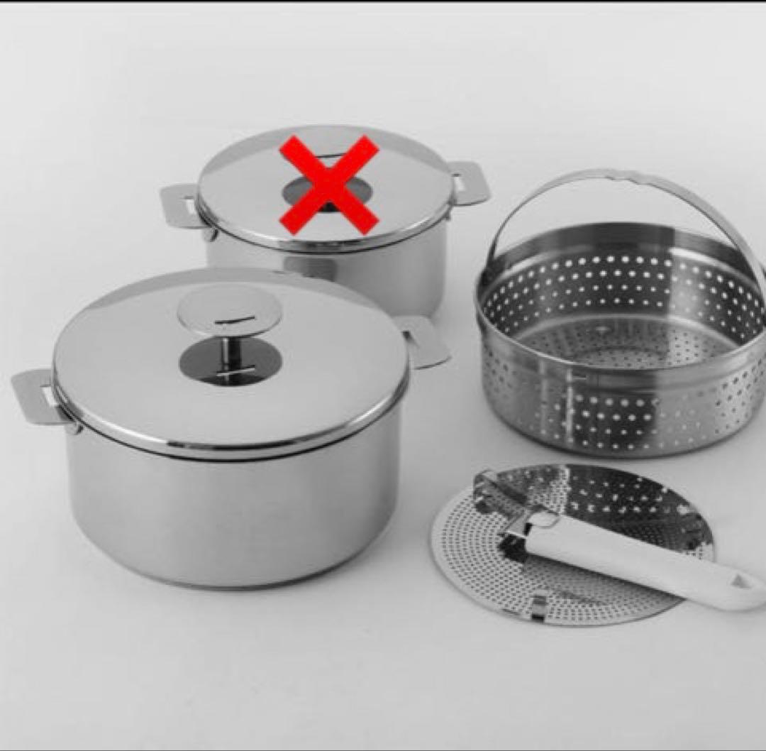 【新品】クリステル20cmグラフィット深鍋セット