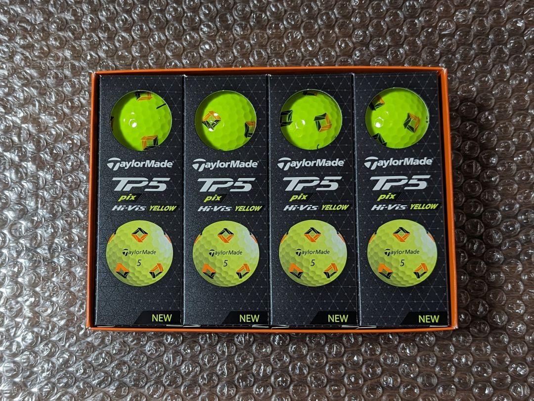 新品 テーラーメイド TP5 pix イエロー 2024年モデル 1ダース