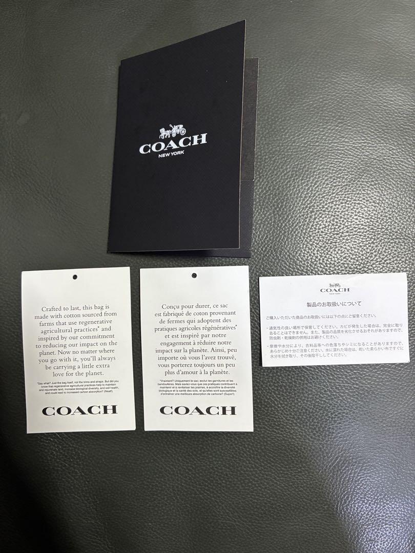 【超美品】Coach ブルートートバッグCP164(取り外し可能ストラップ付き) 超美品】Coach ブルートートバッグCP164(取り外し可能ストラップ