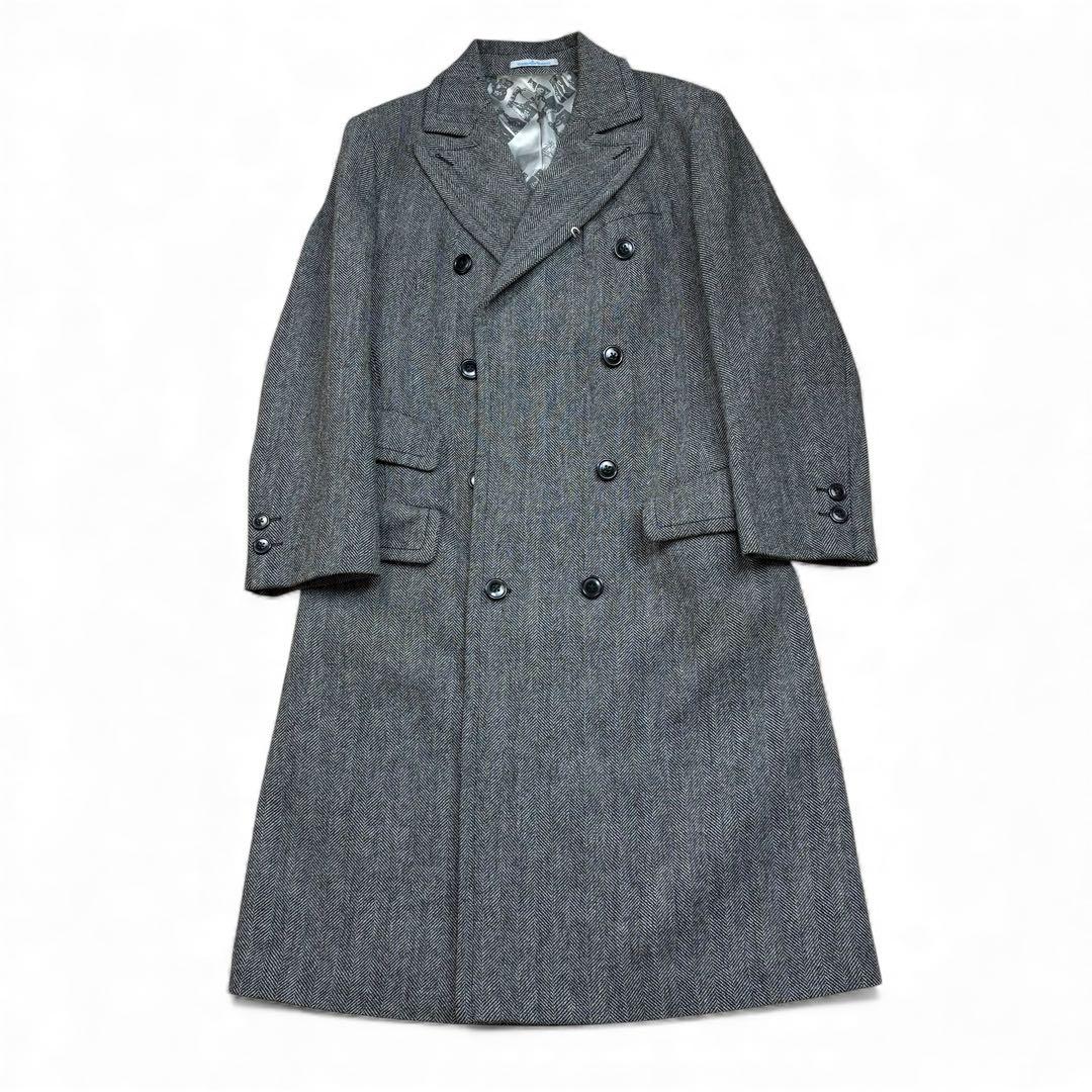 ヴィヴィアンウエストウッドマン アルパカ チェスターコート ヘリンボーン 50 ヴィヴィアンウエストウッドマン アルパカ チェスターコート ヘリンボーン 50