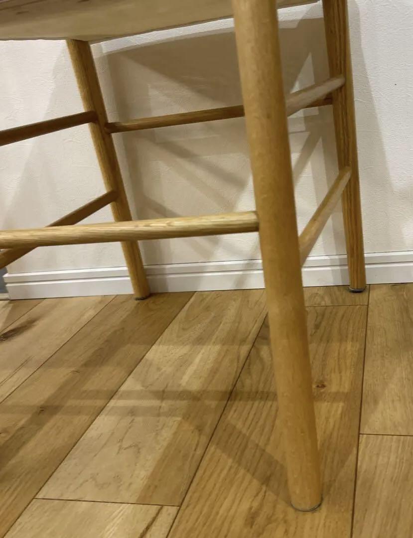無印良品　オーク材　軽量チェア③