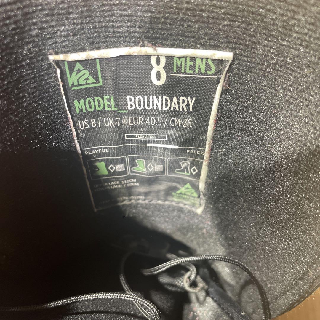【安心発送】 ms_cz グラトリ・パーク BUNDARY26.0cmダブルBOA 様専用 スノーボード