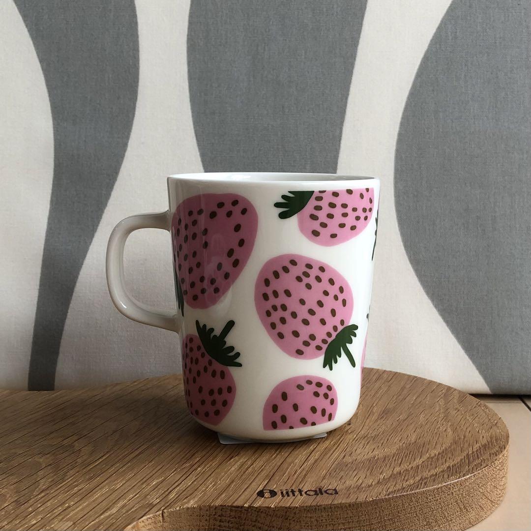 新品 marimekko MANSIKKA マンシッカ マグカップ&プレート
