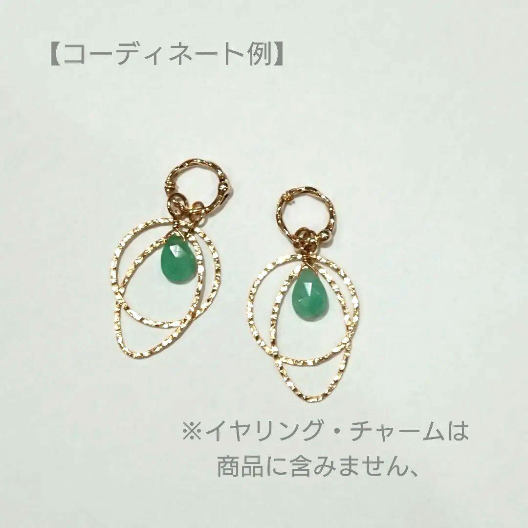 美品◇agete アガット K10ピアスチャーム イエローゴールド