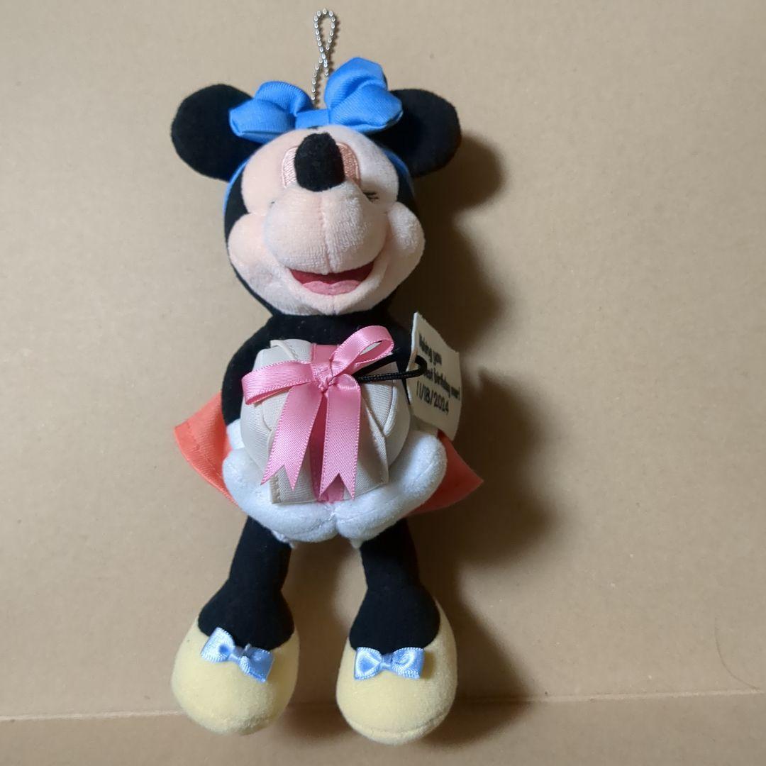 ミッキー　ミニー　お誕生日記念　ぬいぐるみバッジ