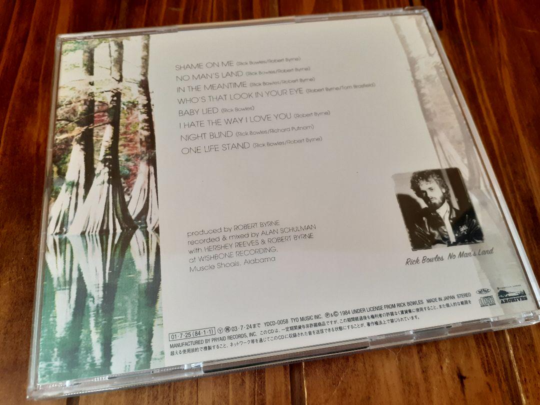 洋楽 Rick Bowles No Man's Land CD aor
