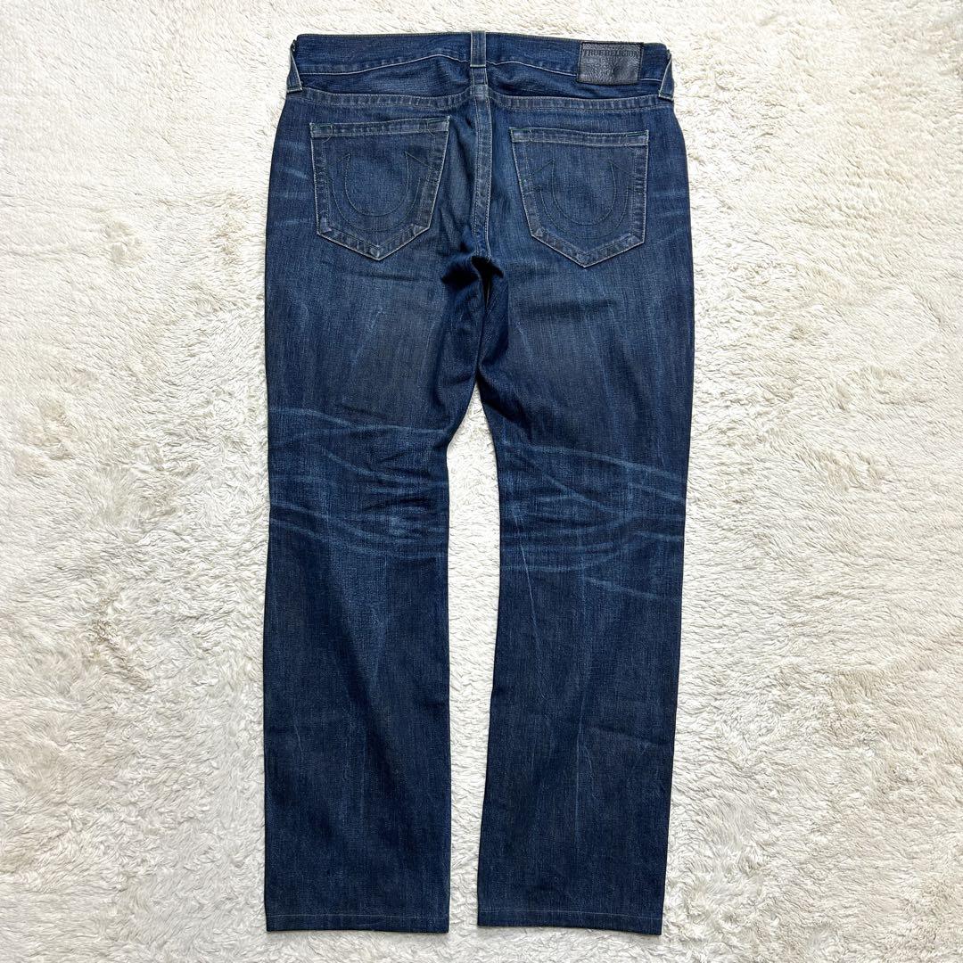 美品 トゥルーレリジョンGENO 33 ストレッチ デニム パンツ ジーンズ TRUE RELIGION トゥルーレリジョン GENO デニムパンツ 33
