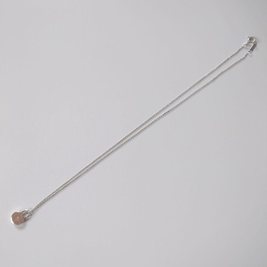 極美品 ティファニー ネックレス 1Pダイヤ ラウンドロック 1837