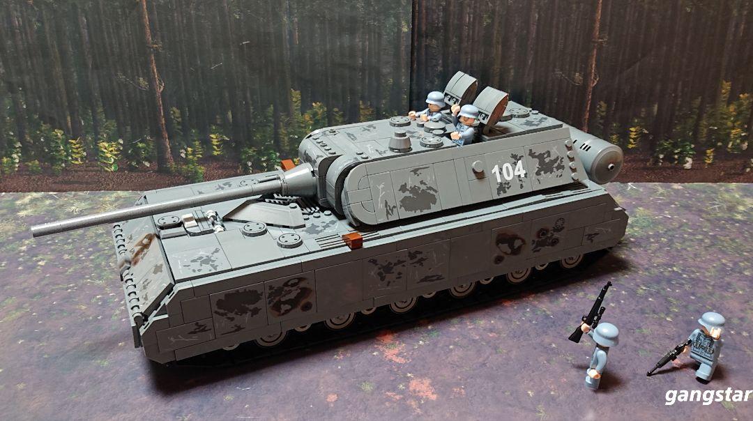 レゴ LEGO ブロック 互換 車 戦車 ドイツ エレファント 重駆逐