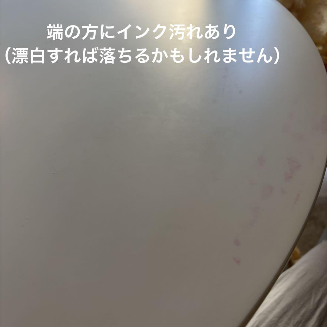 丸テーブル　ラウンドテーブル　直径75cホワイト　白　韓国インテリア