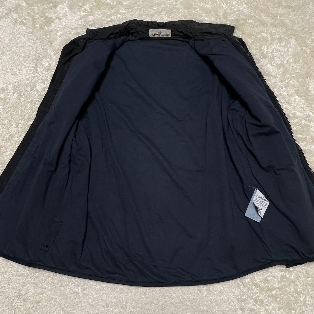 STONE ISLAND ナイロンメタル ジップジャケット BLACK Mサイズ STONE ISLAND ナイロンメタル ジップジャケット BLACK Mサイズ