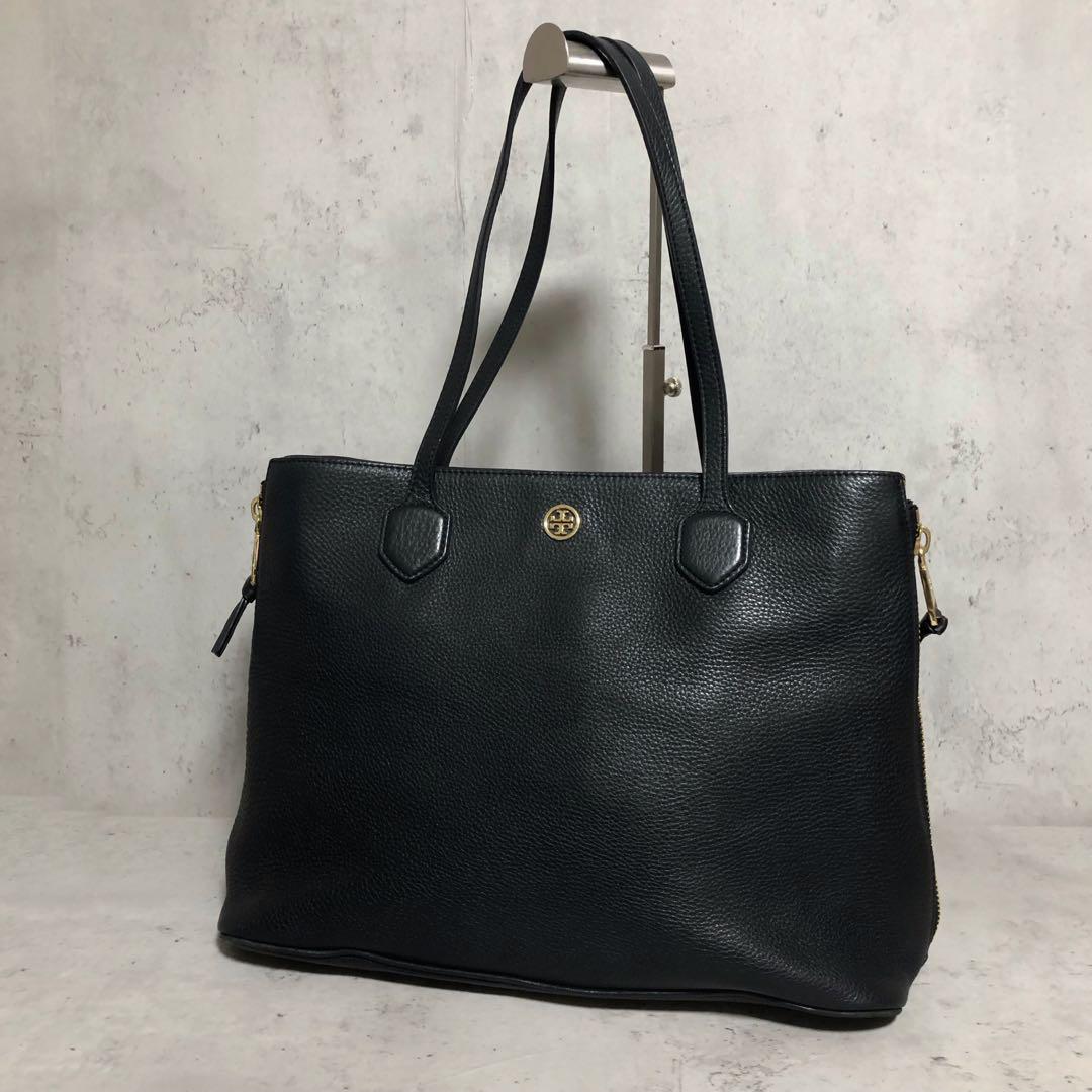 良品　TORY BURCH　トリーバーチ　レザートートバッグ　ショルダーバッグ