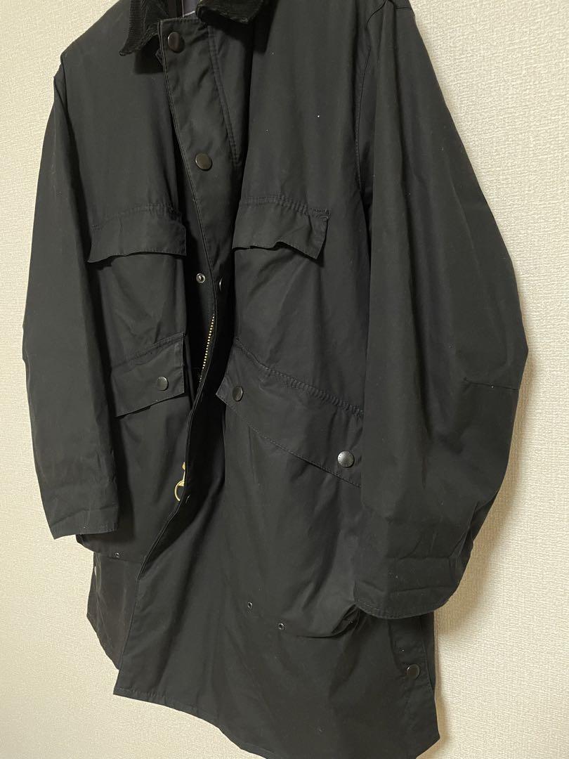 Kaptain sunshine Barbour トラベラーコートブラック　38