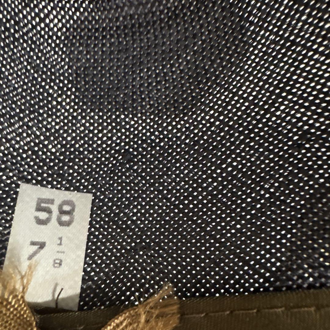 Borsalino☆ボルサリーノ☆グレーソフト帽58 genuine sisol