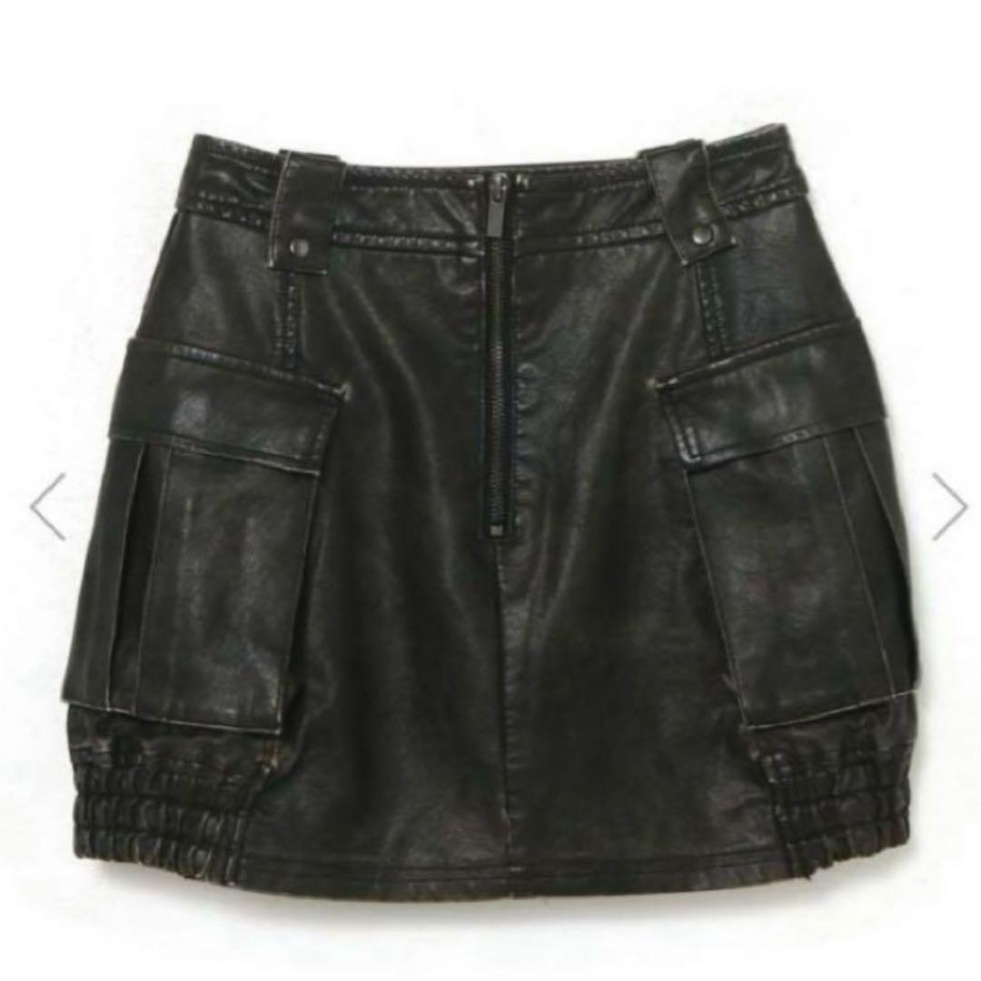 melt the lady fake leather セットアップ