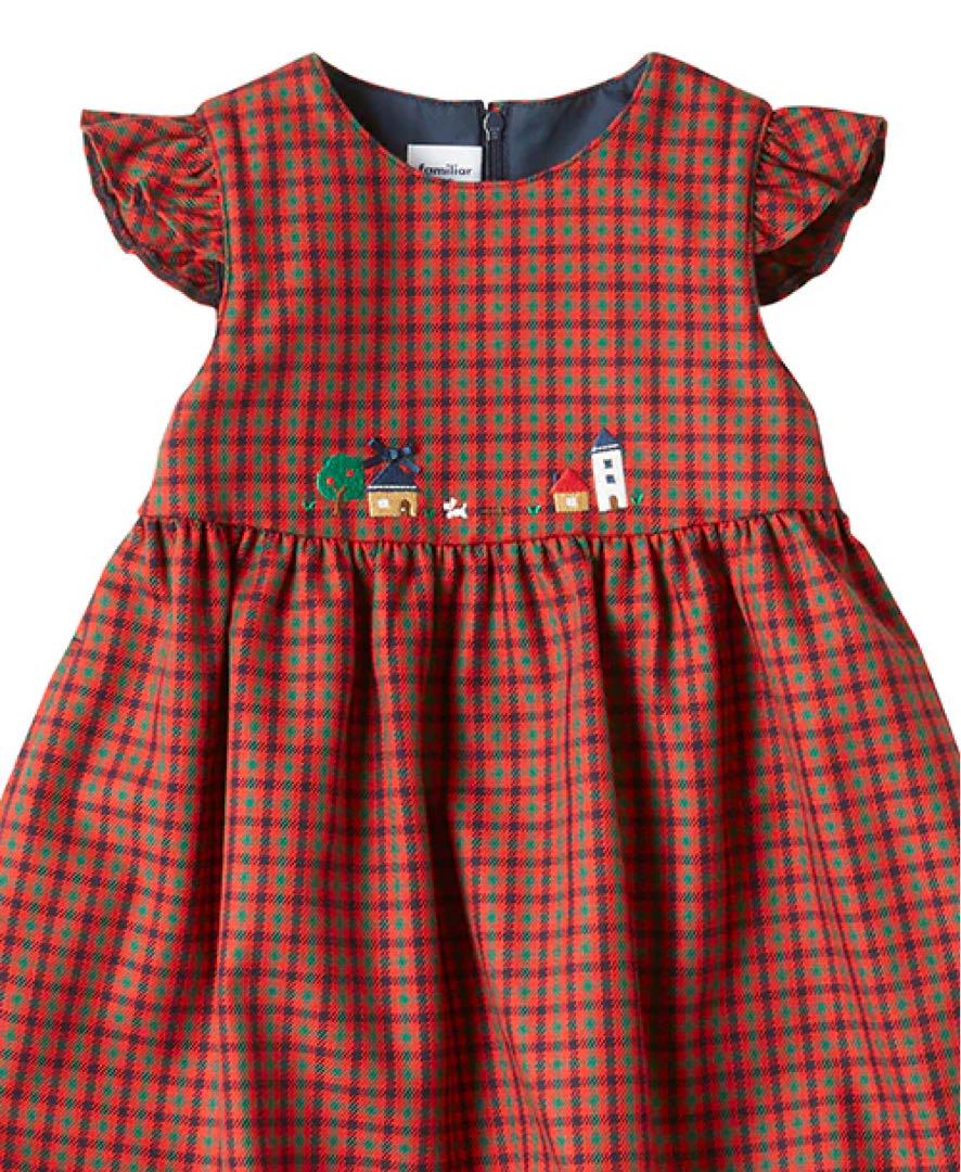 ❣️現行品　美品ファミリア ワンピース　130㎝❣️