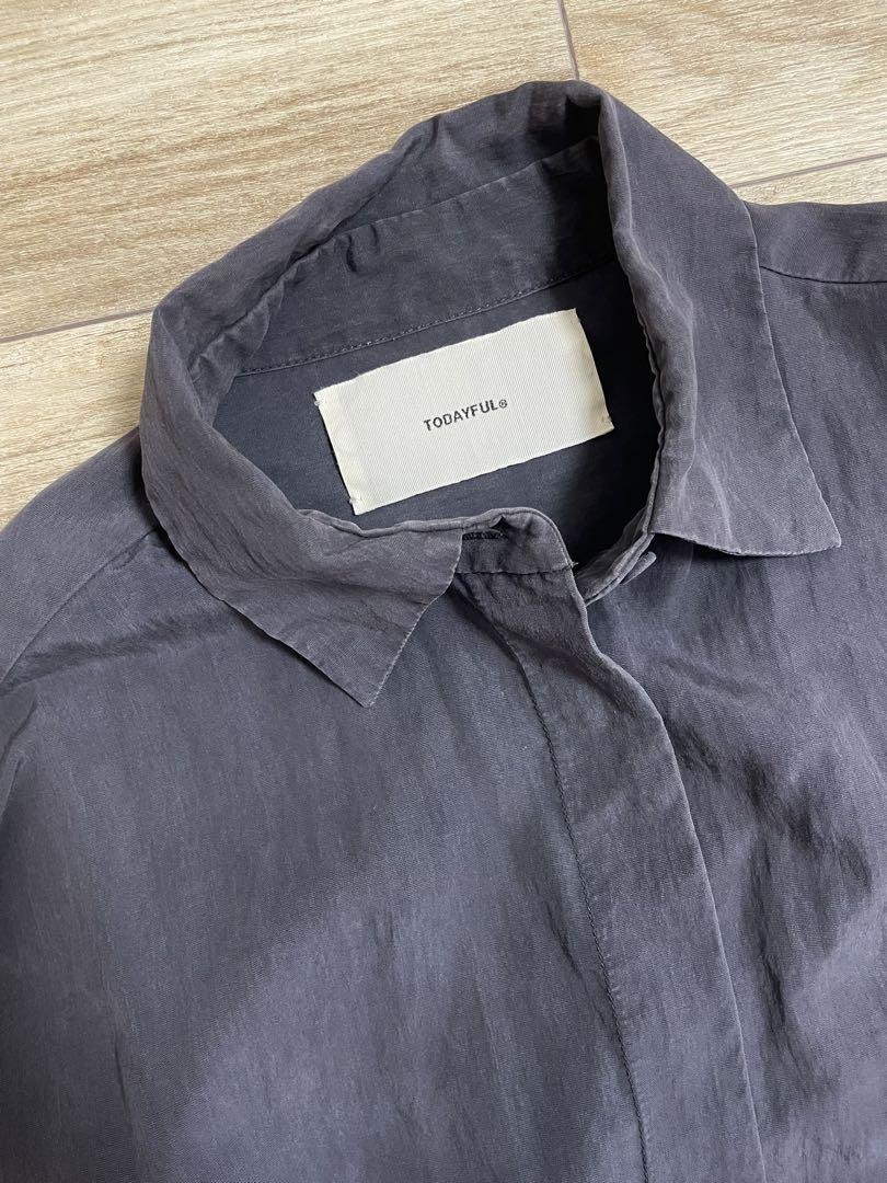 todayful　Silky Pocket Shirts インディゴ