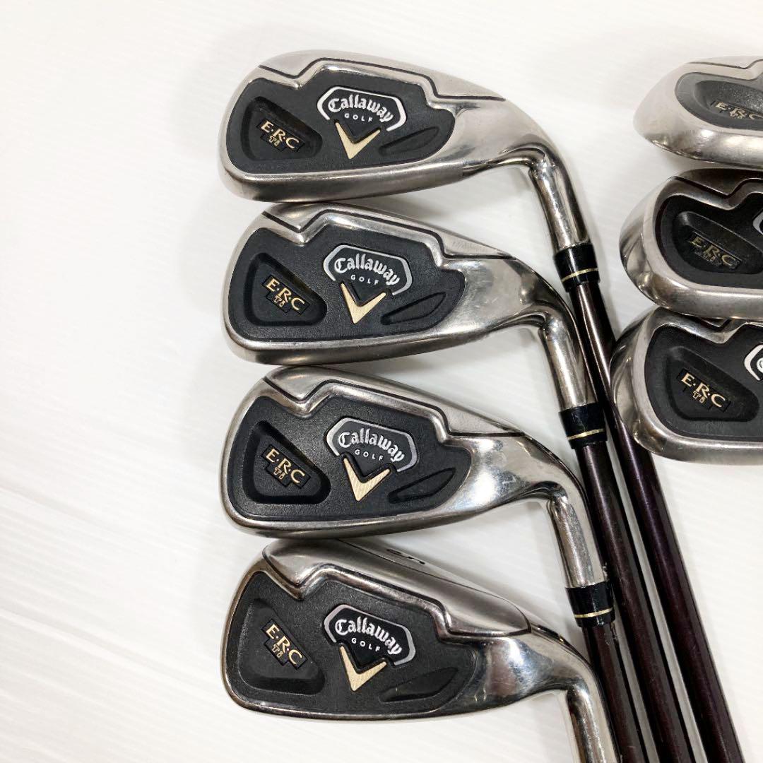 内祝い Callaway キャロウェイERC Ti アイアン チタン フレックスR 販売オーダー Ti E•R•C キャロウェイ 【レディース】 アイアン 7本 L クラブ