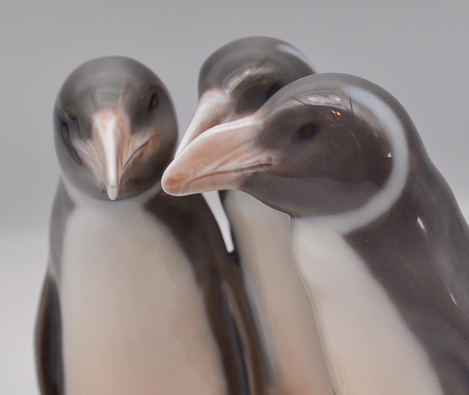 ３匹のペンギン　＃1284　★ロイヤルコペンハーゲン　デンマーク　ご成約済み 3匹のペンギン ＃1284 ☆ロイヤルコペンハーゲン デンマーク ご