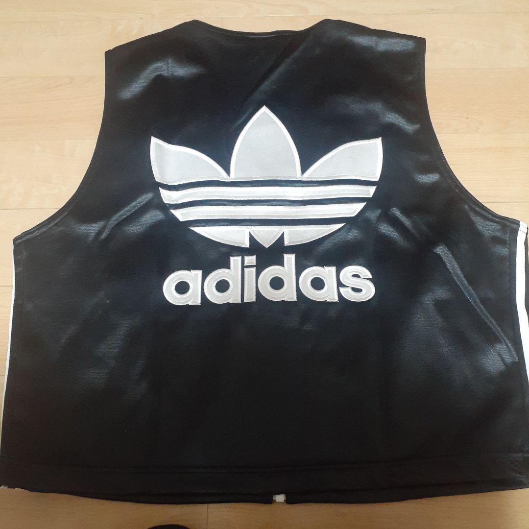 90s adidas AA-5266N ブラック ベスト M-T