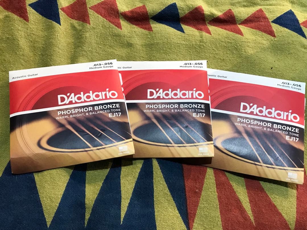 ダダリオ EJ17 13-56 3セット