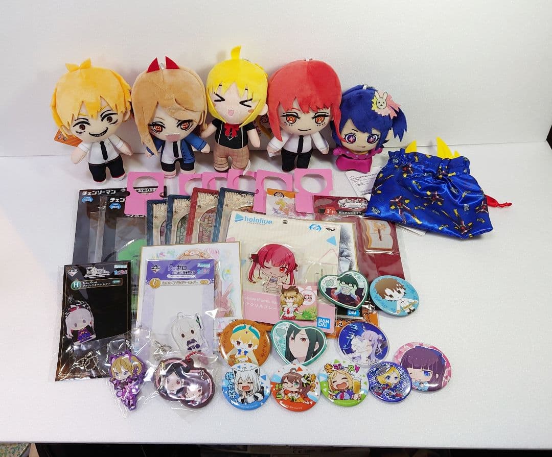 缶バッジ まとめ売り ぬいぐるみ アクリルスタンド チェンソーマン プライズ