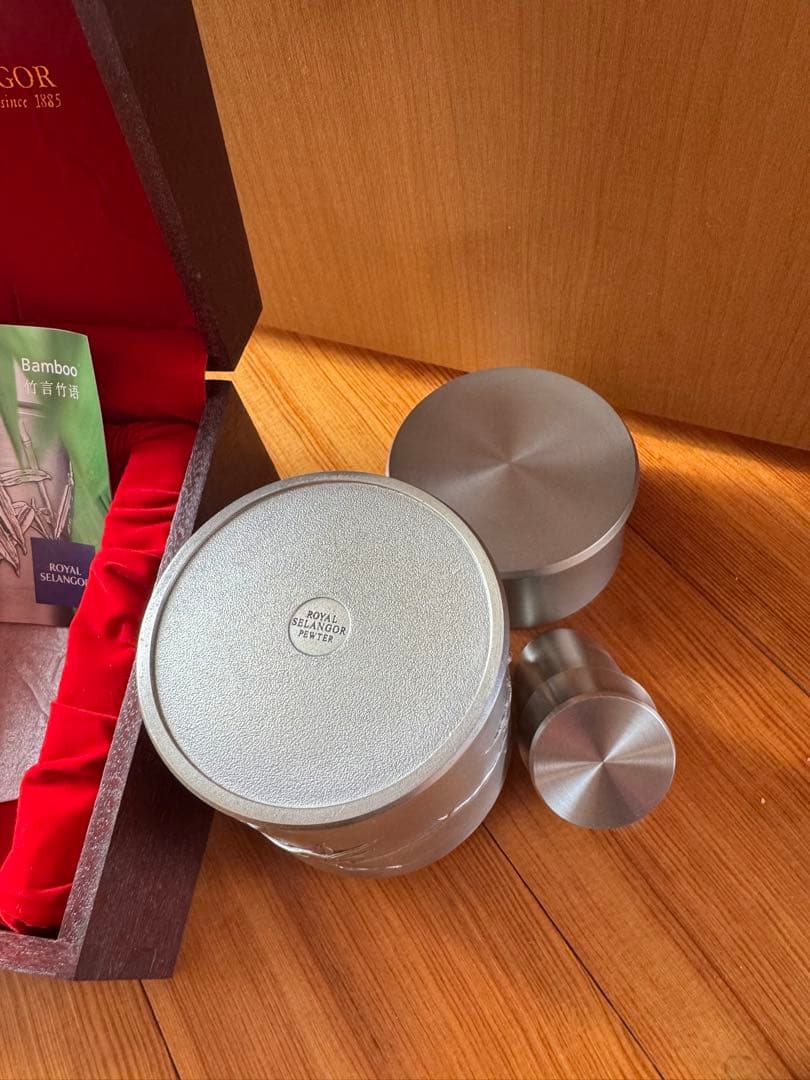 ロイヤルセランゴール 茶筒 錫器 ピューターROYAL SELANGOR WWW_OPDRERGINERDOGAN_COM