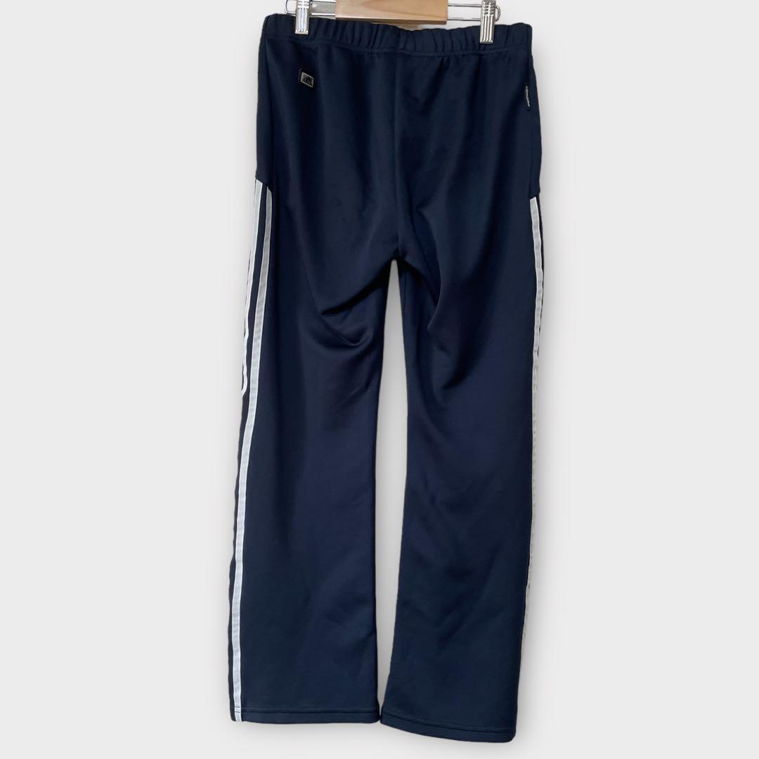 アディダス】トラックパンツ ジャージ下 黒 ロゴ入りウエスト