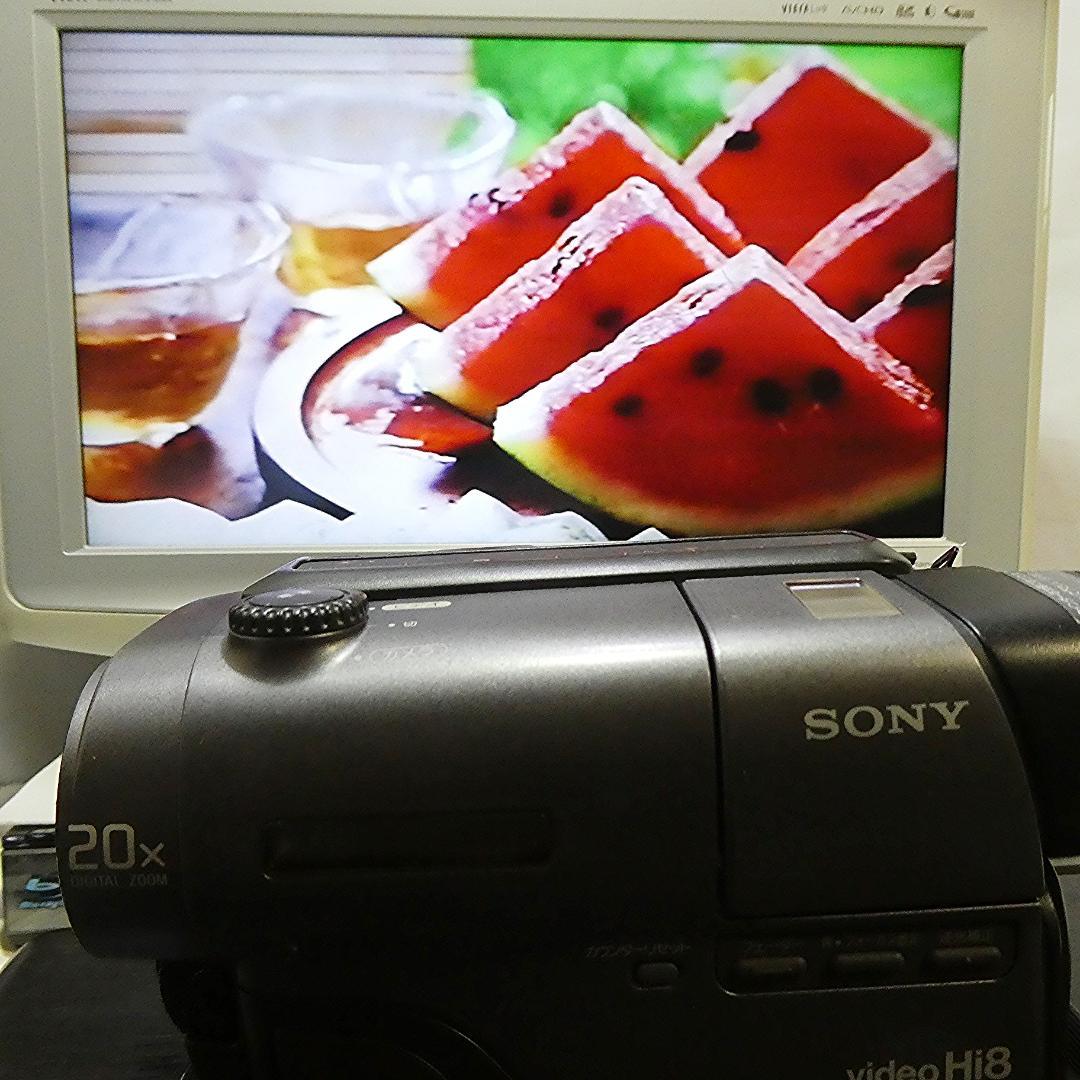 美品・動作良好 VideoHi8ソニー CCD-TR11高画質8ミリビデオ