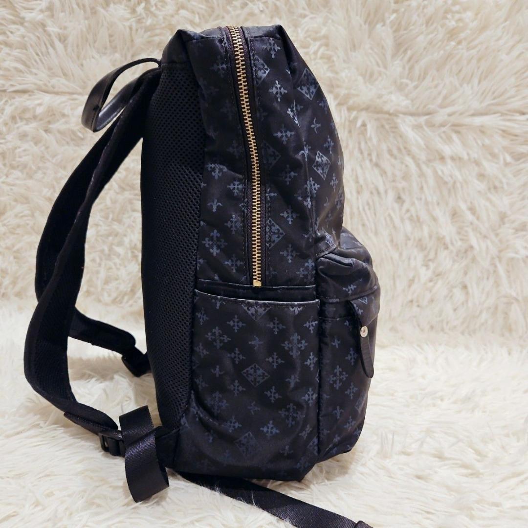★美品★ ラシット A4入るスクエアリュック バックパック ラシット スクエアリュック バ ックパック 総柄 A4 デイパック