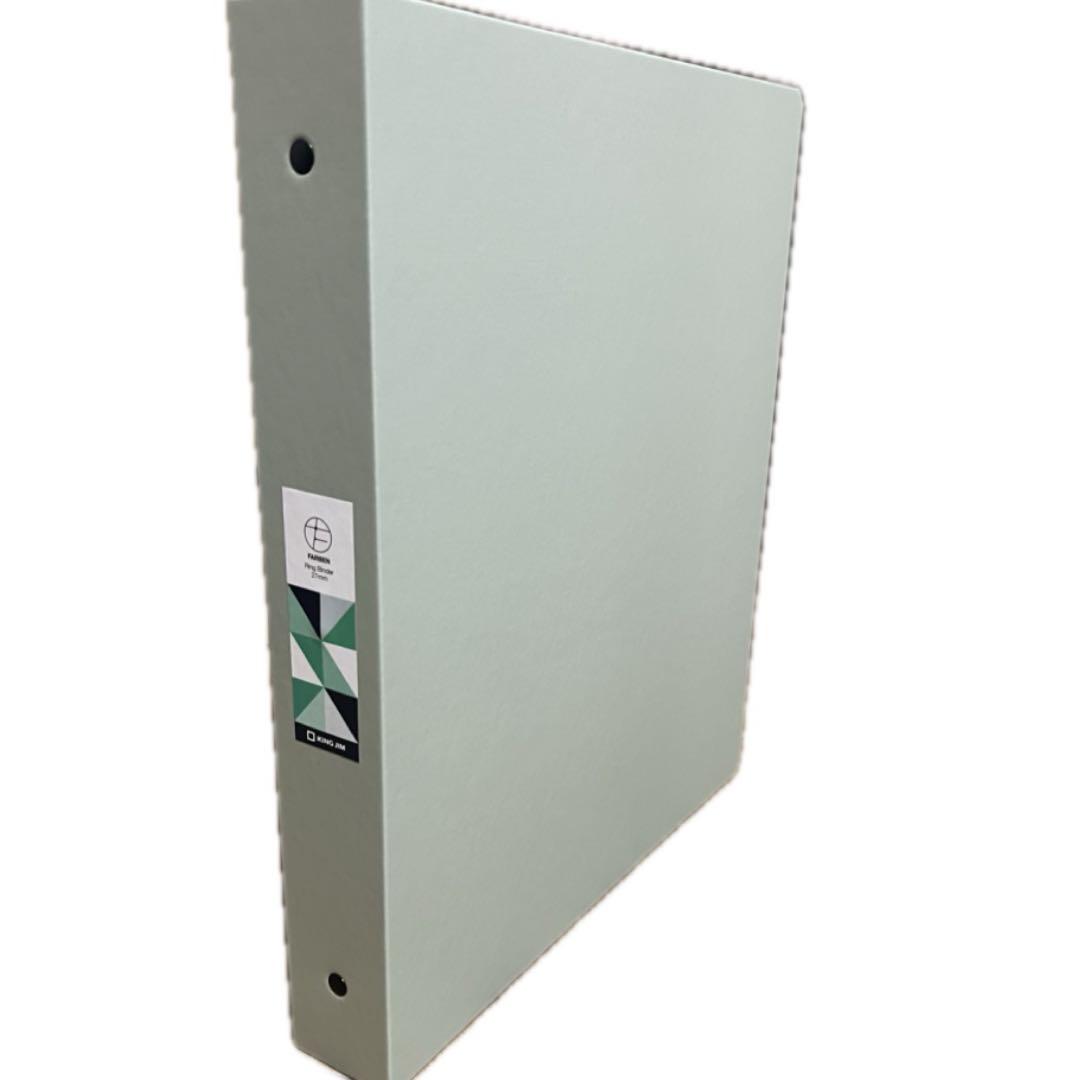8冊 キングジム 30穴リング式 リングファイル ファルベン A4 6922FN 