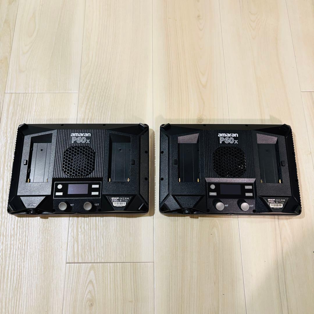 【美品】Aputure amaran P60x 2個セット! 【美品】Aputure amaran P60x 2個セット!