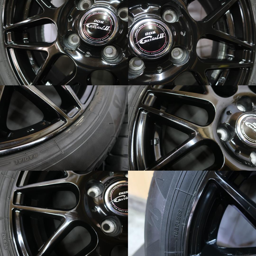 rion.abc様送料込み　PCD100 4穴 バリ溝 175/65R15