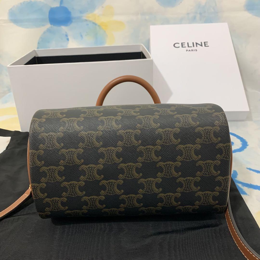 CELINE スモール ボストン キュイル トリオンフ
