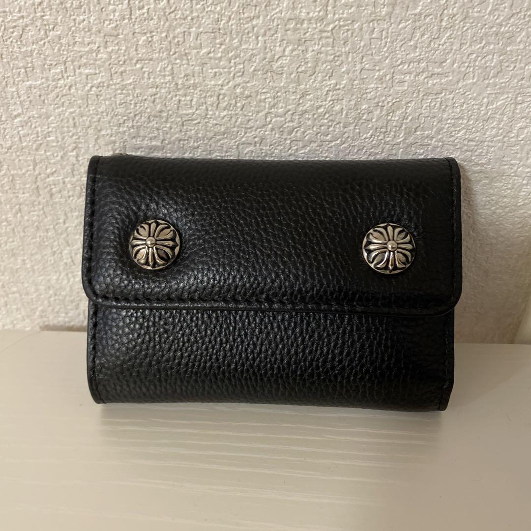 CHROME HEARTS ブラック 三つ折り財布