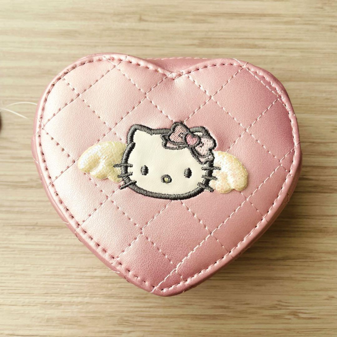 サンリオ　ハローキティ　エンジェルキティ　キルティング ハート コインケース