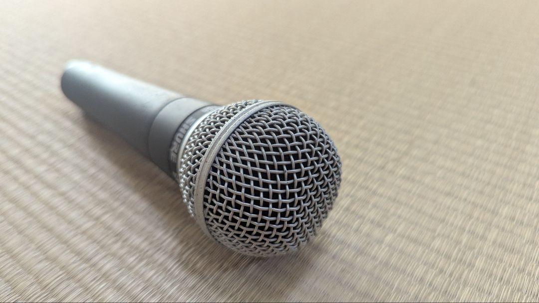 SHURE SM58マイク　スタンドとシールドをセット
